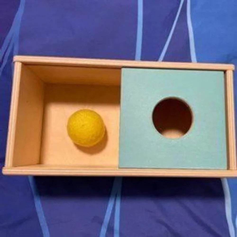 Lovevery Sliding Top Box w/Ball, Retired